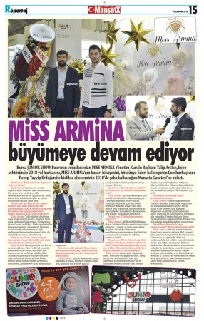 Miss Armina Büyümeye Devam ediyor