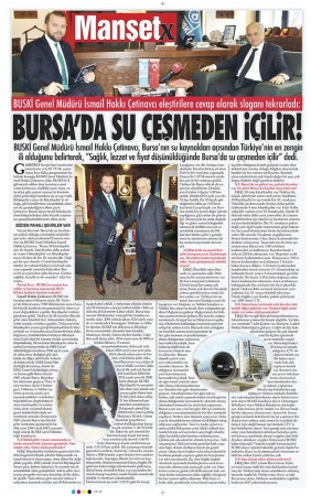 BUSKİ GENEL MÜDÜRÜ İSMAİL HAKKI ÇETİNAVCI