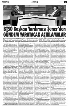 BTSO-BAŞKAN YARDIMCISI SN: CÜNEYT ŞENER