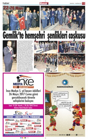 GEMLİK HEMŞERİ ŞENLİKLERİ ÇOŞKUSU