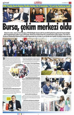 BURSA ÇEKİM MERKEZİ OLDU