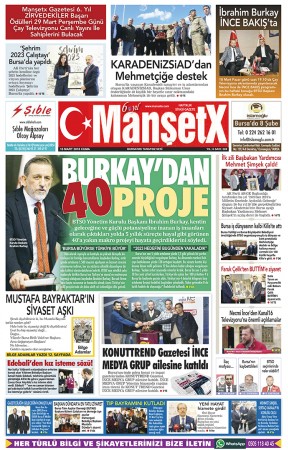 MANŞETX Gazetesi'nin 228. Sayı