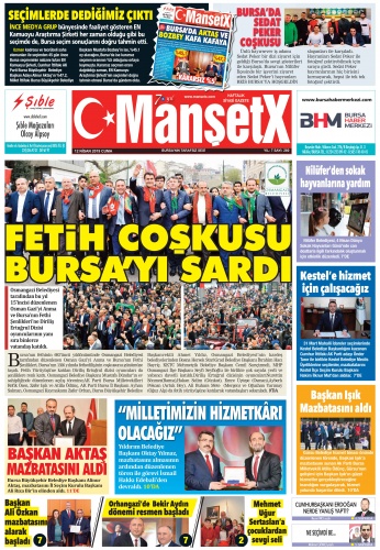 MANŞETX GAZETESİ 280. sayısı çıktı