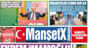 MANŞETX GAZETESİ'NİN 13.YIL 351. ANKARA-BURSA ARALIK SAYILARI ÇIKTI