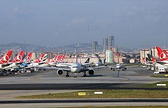 Hava yolcularının yüzde 5'i Türkiye'den taşındı