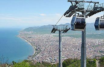 Ordu'daki teleferik 9 günde 100 bin yolcu taşıdı