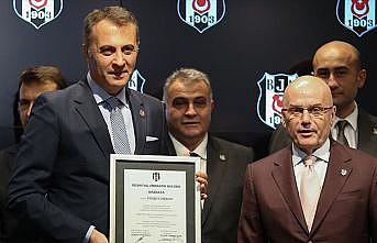 Beşiktaş'ta mazbata töreni yapıldı