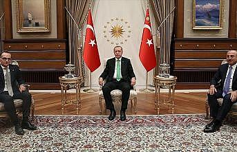 Cumhurbaşkanı Erdoğan Almanya Dışişleri Bakanı Maas'ı kabul etti