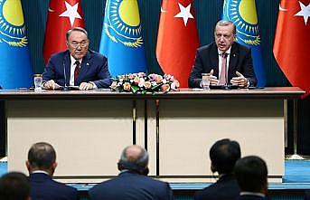 Erdoğan ile Nazarbayev ortak hedefler için buluşacak