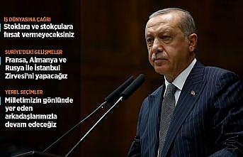 Cumhurbaşkanı Erdoğan: Stoklar konusunda gereğini yapmak görevimiz