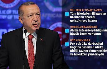 Erdoğan'dan Afrika'ya milli para ile ticaret çağrısı