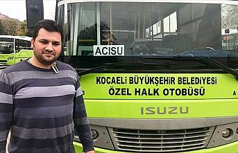 Otobüs şoförü engelli çocuk için güzergahını değiştirdi