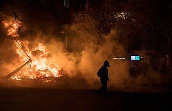 'Sarı yelekliler'in protestosu Brüksel'e sıçradı