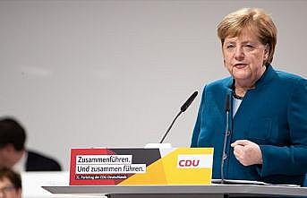 Merkel, CDU genel başkanı olarak son kez konuştu