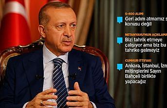 Cumhurbaşkanı Erdoğan: Bu milletin kırmızı çizgisi ezandır, bayraktır, vatandır