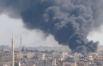 Esed rejiminden İdlib'e yoğun bombardıman