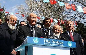 MHP Genel Başkan Bahçeli: Alparslan Türkeş'in hatırasına her daim sahip çıkacağız
