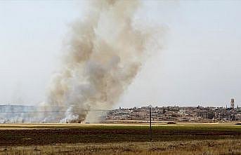 Tel Rıfat'taki YPG/PKK'lılar Bab'daki sivillerin tarım arazilerini yaktı