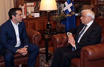 Yunanistan Başbakanı Çipras erken seçim talebini Pavlopoulos'a iletti