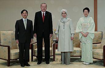 Cumhurbaşkanı Erdoğan Japon İmparatoru Naruhito ile görüştü