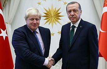 Cumhurbaşkanı Erdoğan'dan İngiltere Başbakanı Johnson'a tebrik