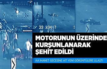 Motorunun üzerinde kurşunlanarak şehit edildi