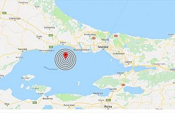 Silivri açıklarında 3,9 şiddetinde deprem