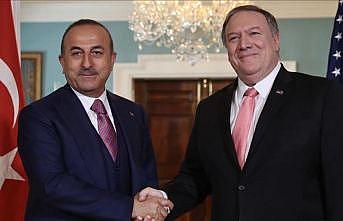 Çavuşoğlu ABD'li mevkidaşı Pompeo ile telefonda görüştü