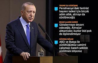 Cumhurbaşkanı Erdoğan: ABD ziyaretinde öncelikli konumuz terörle mücadele