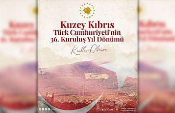 Cumhurbaşkanı Erdoğan'dan KKTC'nin 36. yıl dönümü paylaşımı