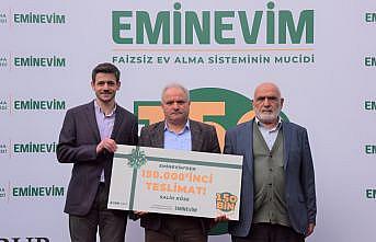 Eminevim faizsiz sistemde 150 bininci teslimatını yaptı