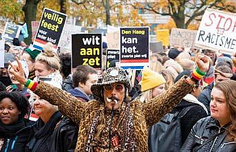 Hollanda'da ırkçılık karşıtı protesto