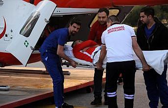 Antalyasporlu Jahovic ambulans helikopterle Antalya'ya getirildi