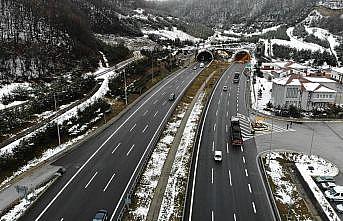 Bolu Dağı Tüneli'nden 2019'da yaklaşık 11,3 milyon araç geçti