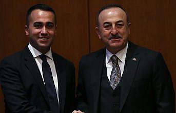 Çavuşoğlu İtalyan mevkidaşı Di Maio ile bir araya geldi