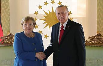 Erdoğan-Merkel görüşmesi başladı