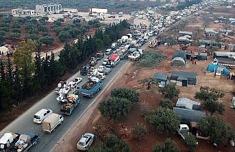 İdlib'den Türkiye sınırına 44 bin sivil daha göç etti