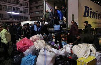 Trabzon, Ordu ve Giresun'dan depremzedelere yönelik yardım kampanyası