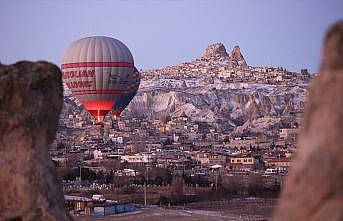 Kapadokya'yı 2020'nin ilk ayında 159 bin turist ziyaret etti