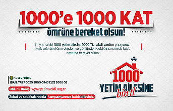 YETİM VAKFI'NDAN 1000 AİLEYE DESTEK