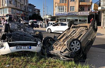 Kapaklı'da trafik kazası: 1 yaralı