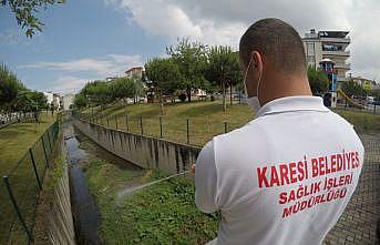 Karesi Belediyesiden haşere ile mücadele çalışması