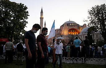 Ayasofya-i Kebir Cami-i Şerifi'nde ilk sabah namazı kılındı