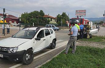 İnegöl'de trafik kazası: 1 yaralı