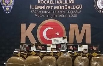 Kocaeli'de makaron ve kaçak tütün operasyonu