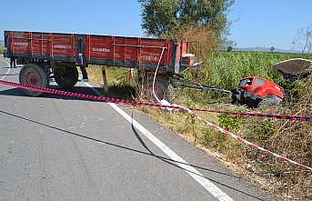 Bursa'da traktörle motosiklet çarpıştı: 1 ölü, 1 yaralı