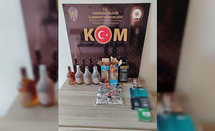 Tekirdağ'da sahte içki operasyonu: 3 gözaltı