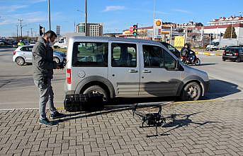 Kırmızı ışık ihlali yapanlar “drone“dan kaçamadı