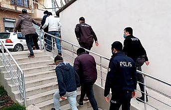 Tekirdağ'da yakalanan 4 hırsızlık şüphelisi tutuklandı