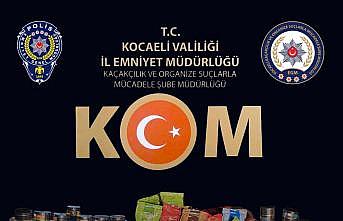 Kocaeli'nde gümrük kaçağı 157 kilo nargile tütünü ele geçirildi